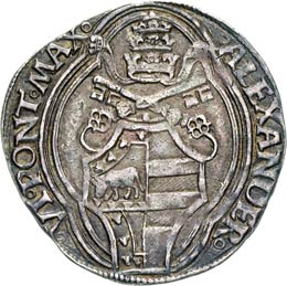ALESSANDRO VI  (1492-1503)  ... 