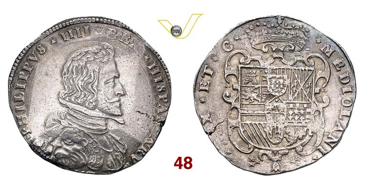   MILANO  FILIPPO IV  (1621-1665)  ... 