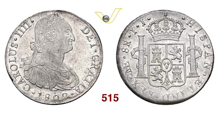PERU - CARLOS IV  (1788-1808)  8 ... 