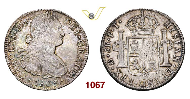 MEXICO - CARLOS IV  (1788-1808)  8 ... 