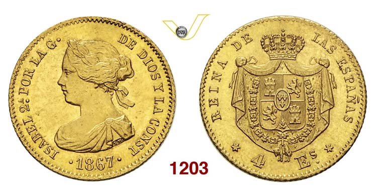 SPAIN - ISABELLA II  (1833-1868)  ... 