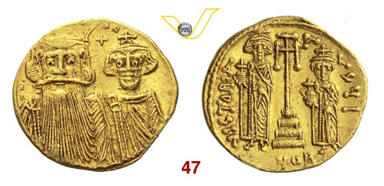   COSTANTE II  (641-668)  Solido, ... 