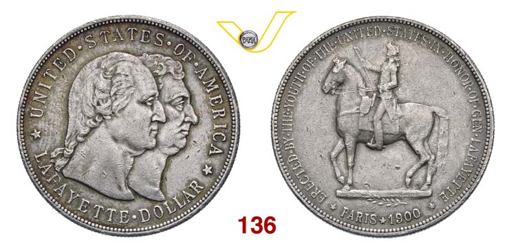 USA      Dollaro 1900 Lafayette.   ... 