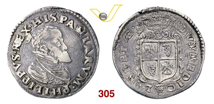 MILANO  FILIPPO II  (1556-1598)  ... 