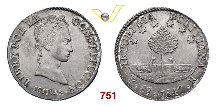 BOLIVIA  REPUBBLICA  (1825-...)  8 ... 
