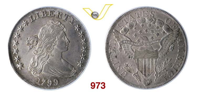 U.S.A.      Dollaro 1799.   Ag   ... 
