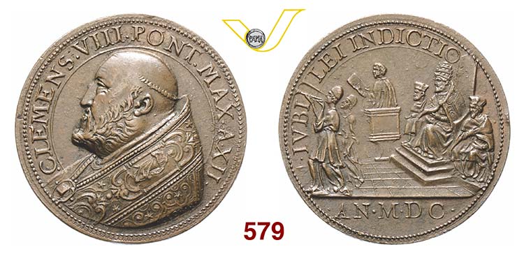 CLEMENTE VIII  (1592-1605)  Med. ... 