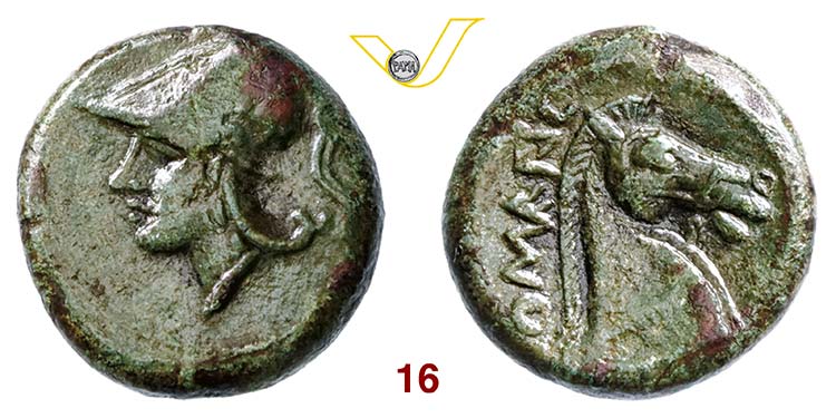 ANONIME  (260 a.C.)  Litra.  D/ ... 