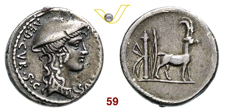 PLANCIA - Cn. Plancius  (55 a.C.)  ... 