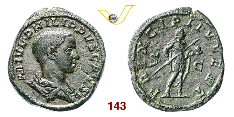 FILIPPO II  (247-249)  Sesterzio.  ... 