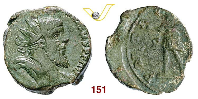 POSTUMO  (259-268)  Dupondio.  D/ ... 