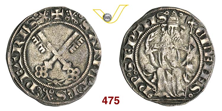 CLEMENTE VII  (1378-1394)  Grosso ... 