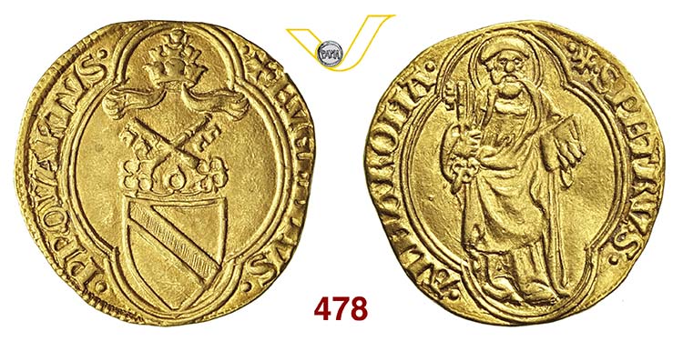 EUGENIO IV  (1431-1447)  Ducato, ... 