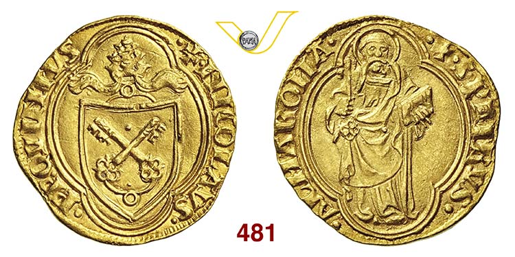 NICOLO V  (1447-1455)  Ducato, ... 