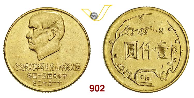 CINA - Taiwan      1000 Yuan 1965. ... 