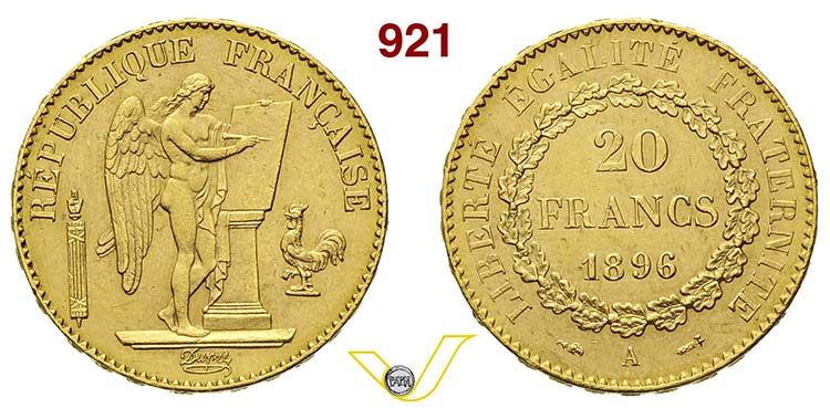 FRANCIA      20 Franchi 1896 A, ... 