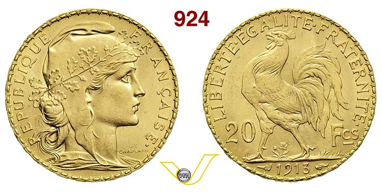 FRANCIA      20 Franchi 1913 ... 