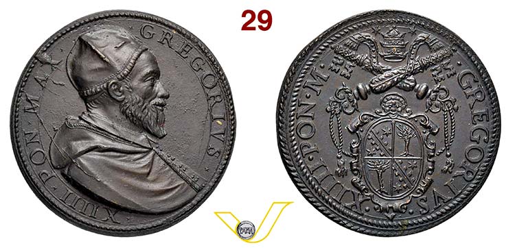 GREGORIO XIV  1590/1591  RICONIO ... 