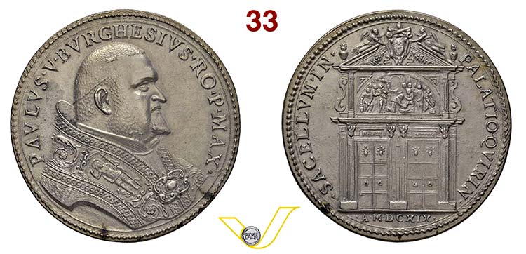 PAOLO V  1695/1621  1620 ANNO XVI ... 