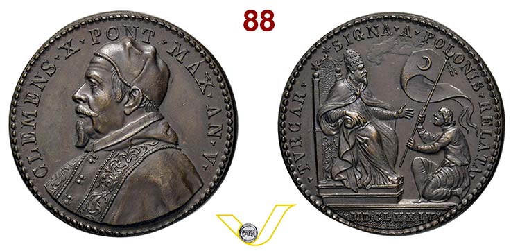 CLEMENTE X  1670/1676  1674 ANNO V ... 