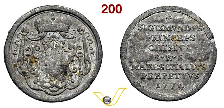 SEDE VACANTE   1774 - 1775  Emessa ... 