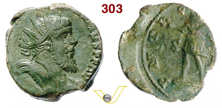 POSTUMO  (259-268)  Dupondio.  D/ ... 