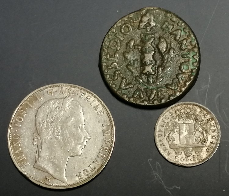 3 monete italiane dell800: ... 