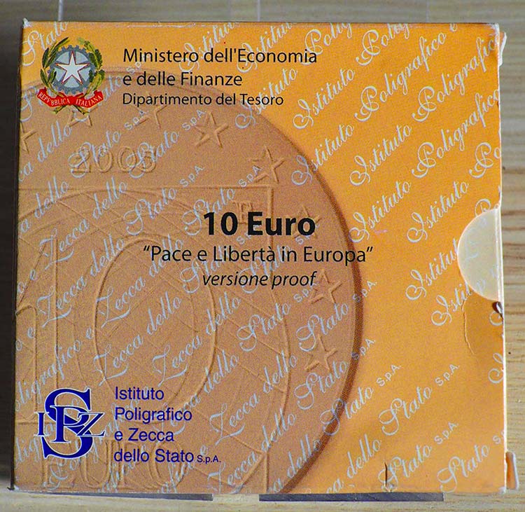 ITALIA - 2005 - 10 Euro “Pace e ... 