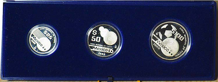 MESSICO - 1986 - 100 Pesos, 50 ... 