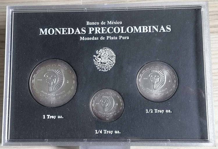 MESSICO - 1998 - Serie monete 3 ... 