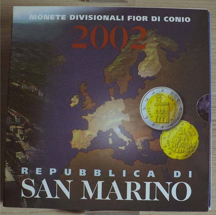 SAN MARINO - 2002 - Serie 8 valori ... 
