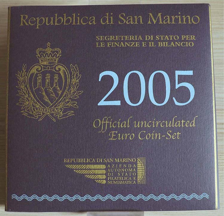 SAN MARINO - 2005 - Serie 9 valori ... 