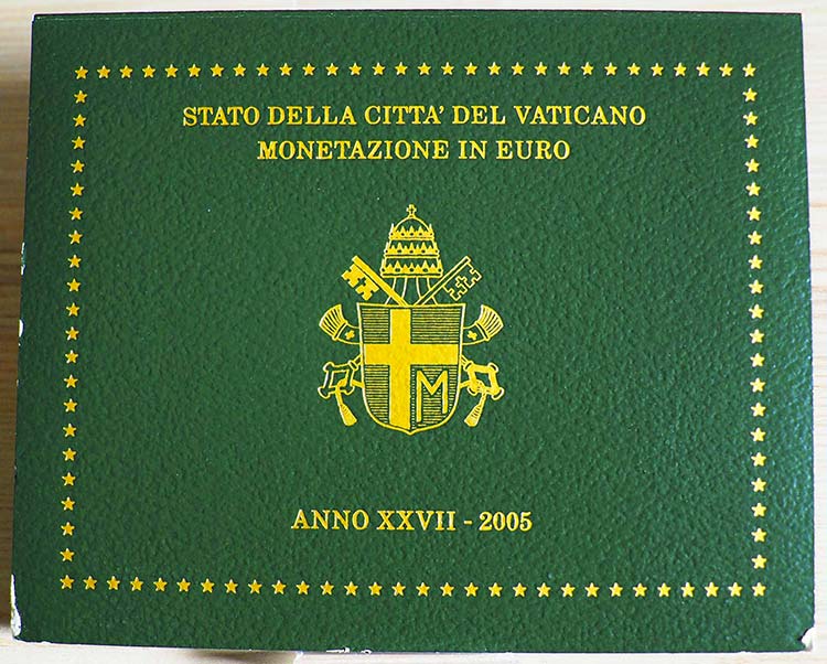VATICANO - 2005 A. XXVII - Serie 8 ... 