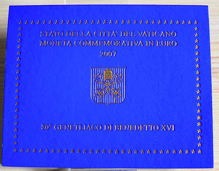 VATICANO - 2007 - 2 Euro “80° ... 
