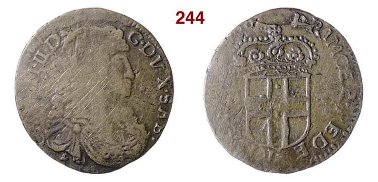 CARLO EMANUELE II  (1648-1675)  5 ... 