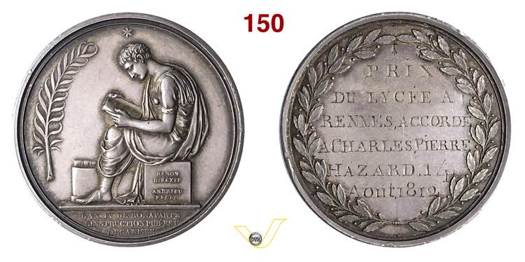1802 - Med. Premio Liceo di Rennes ... 
