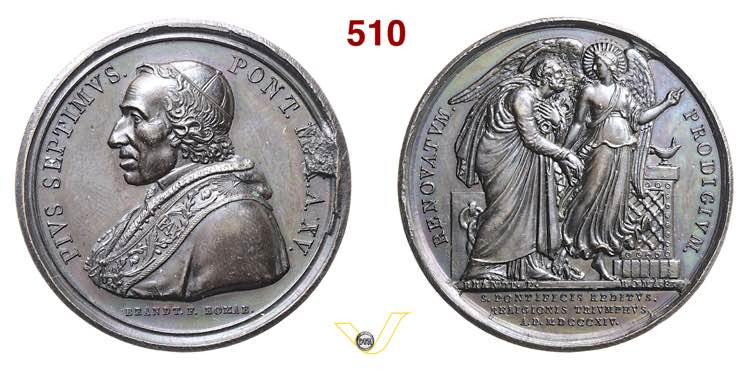 1814 - Ritorno Pio VII a Roma ... 