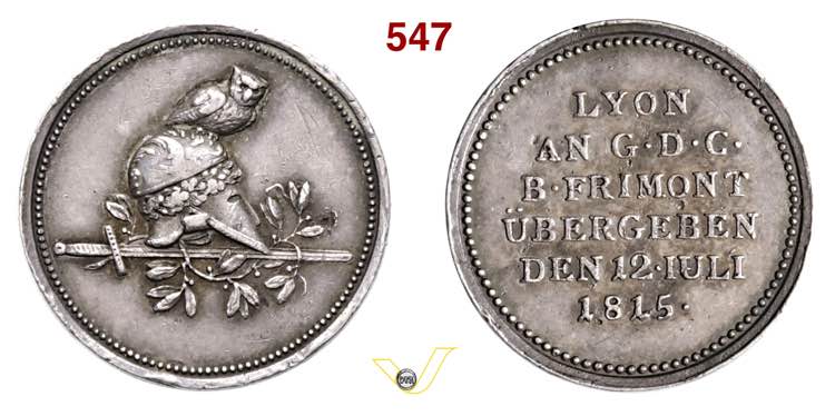 1815 - Resa di Lione  Br. 1689 ... 
