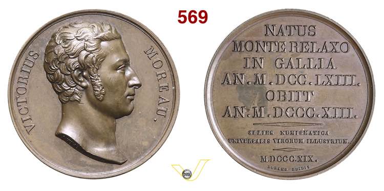 1819 - Al Generale V. Moreau  Br. ... 