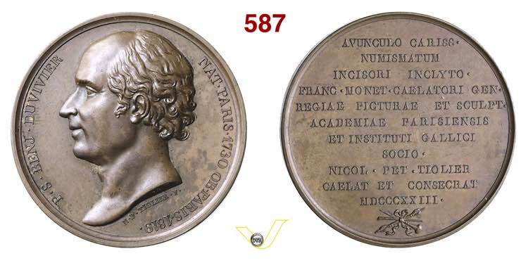 1823 - N. Tiolier a B. Duvivier  ... 