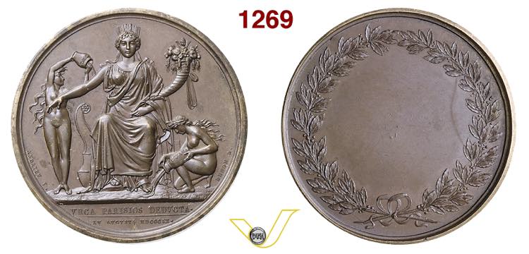 1809 - Canale dOurcq -medaglia ... 