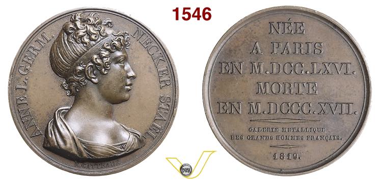 1829 - In ricordo di M.me De Stael ... 