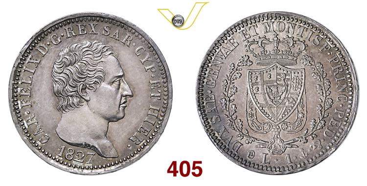 CARLO FELICE  (1821-1831)  1 Lira  ... 