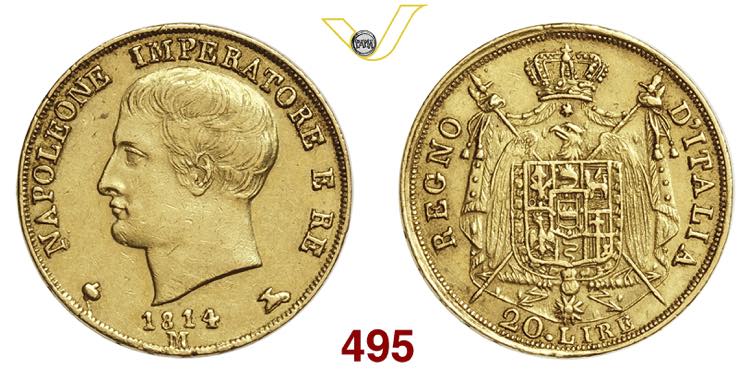 NAPOLEONE I  (1804-1814)  20 Lire  ... 