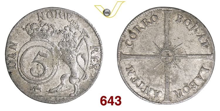 NORVEGIA  CRISTIANO V  (1670-1699) ... 