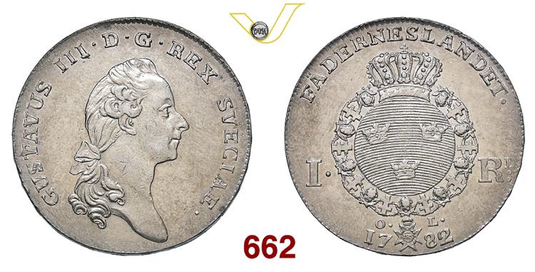SVEZIA  GUSTAVO III  (1771-1792)  ... 
