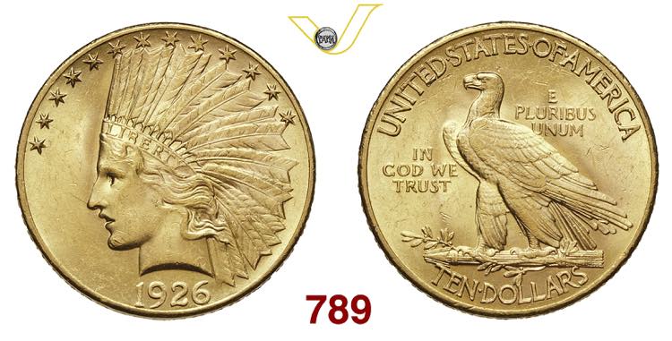 U.S.A.   10 Dollari  1926  ... 