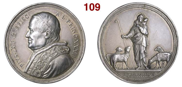 PIO IX  (1846-1878)  Medaglia A. ... 