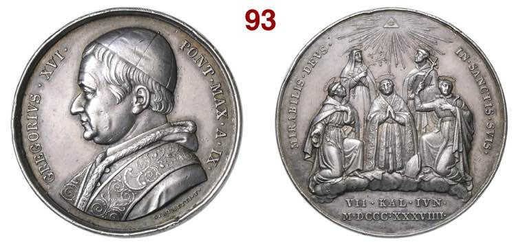 GREGORIO XVI  (1831-1846)  ... 