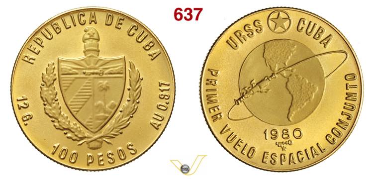 CUBA -  REPUBBLICA  100 Pesos 1980 ... 